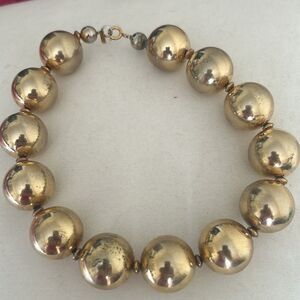 Coty Gold Ball Choker